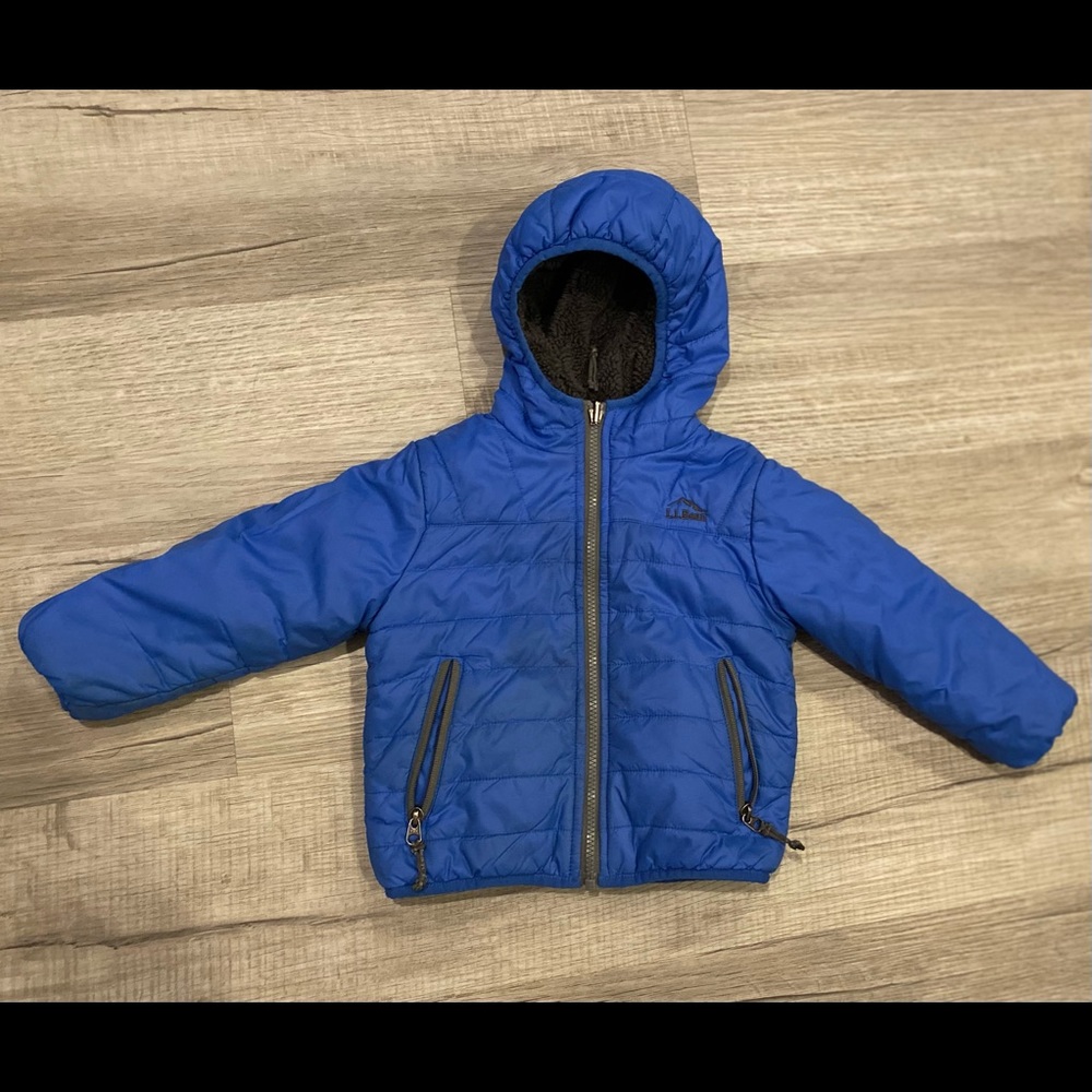 LL Bean Mountain Bound Toddler Winter Jacket - Reversible